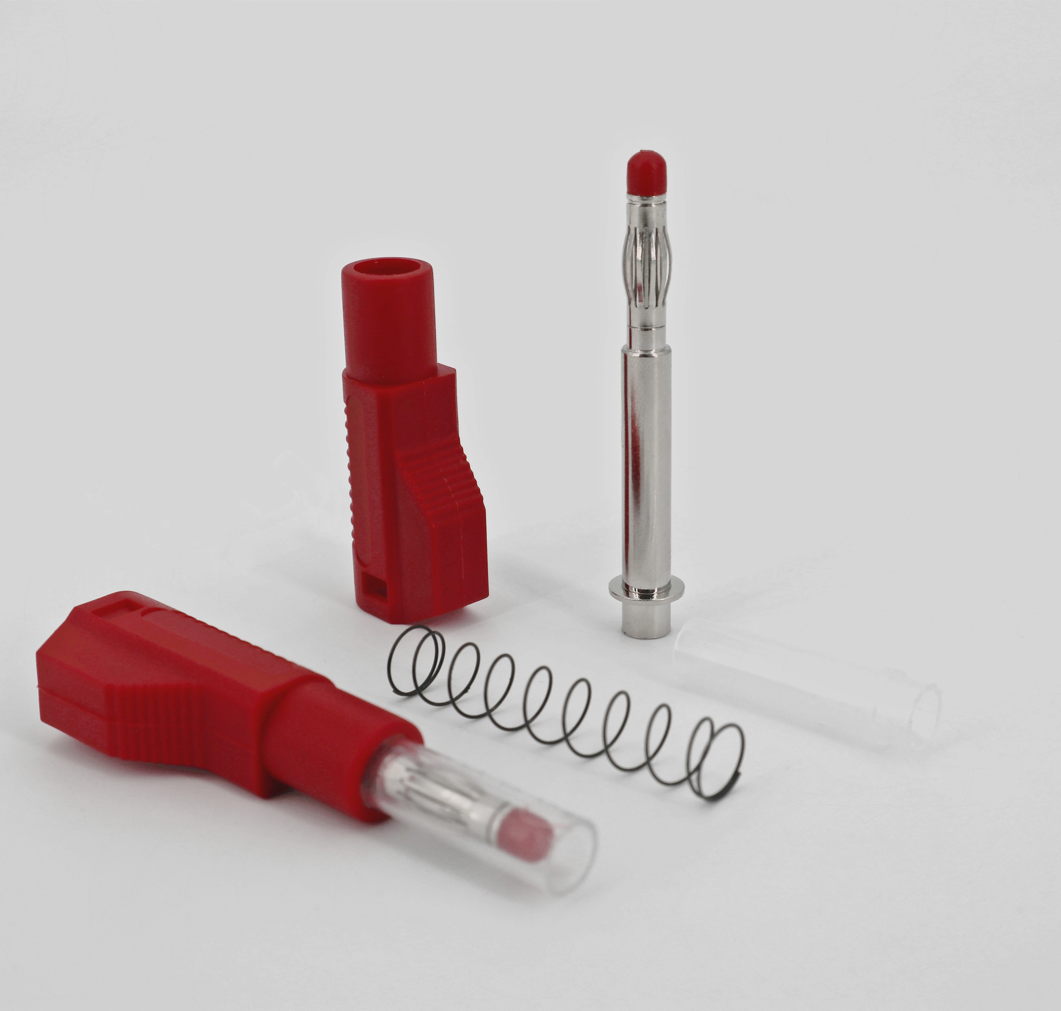 10 шт. 4 мм штекер типа банан Выдвижная трубка Штабелируемый паяльный разъем |