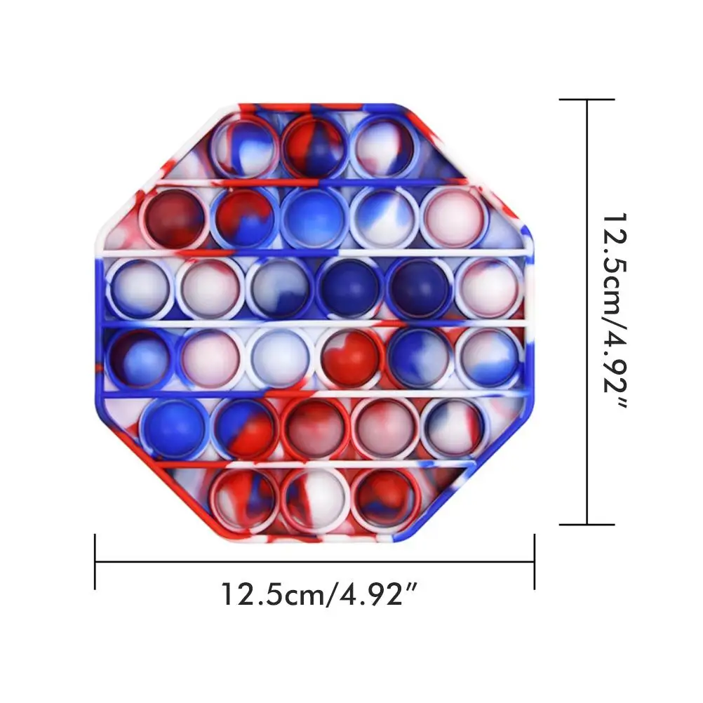 

2021 New Push Bubble Sensory Fidget Toys Silicone Stress Reliever Toy Squeeze Toy Fidget Toy
