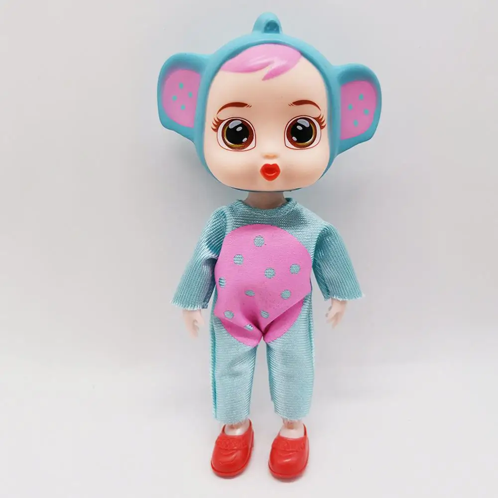 Мини Детские куклы 13 шарнирная подвижная BJD кукла милая голова животного с одеждой обнаженное тело 16 см модные куклы игрушки - Цвет: C