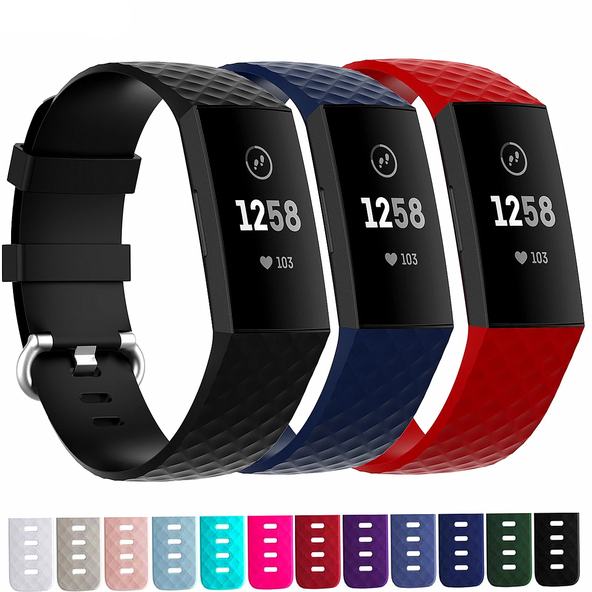 

Strap for Fitbit Charge 3 SE band Replacement watchband Charge4/3SE correa SmartWatch Sport Silicone strap Fitbit Charge 4 band