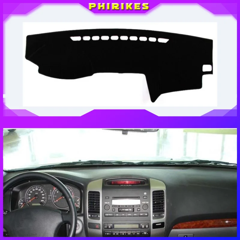 Противоскользящий коврик для Toyota Land Cruiser Prado 120 J120 2003 ~ 2009 накладка на приборную