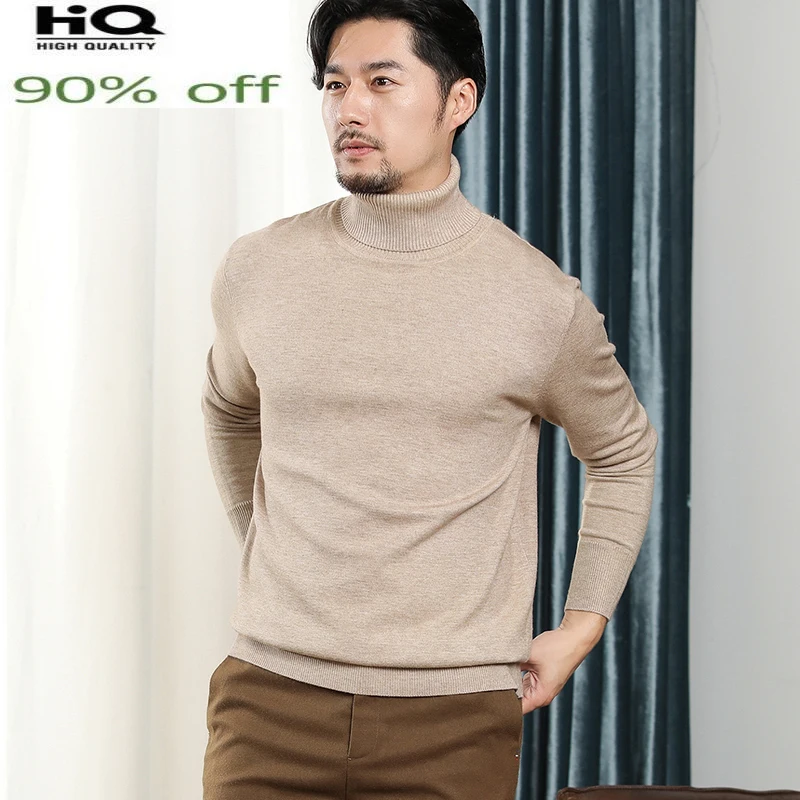 

Men's Sweater Turtleneck for Men Korean Knitted Sweater Long Sleeve Pullover Autumn Winter Clothes 2022 Ropa Hombre 503