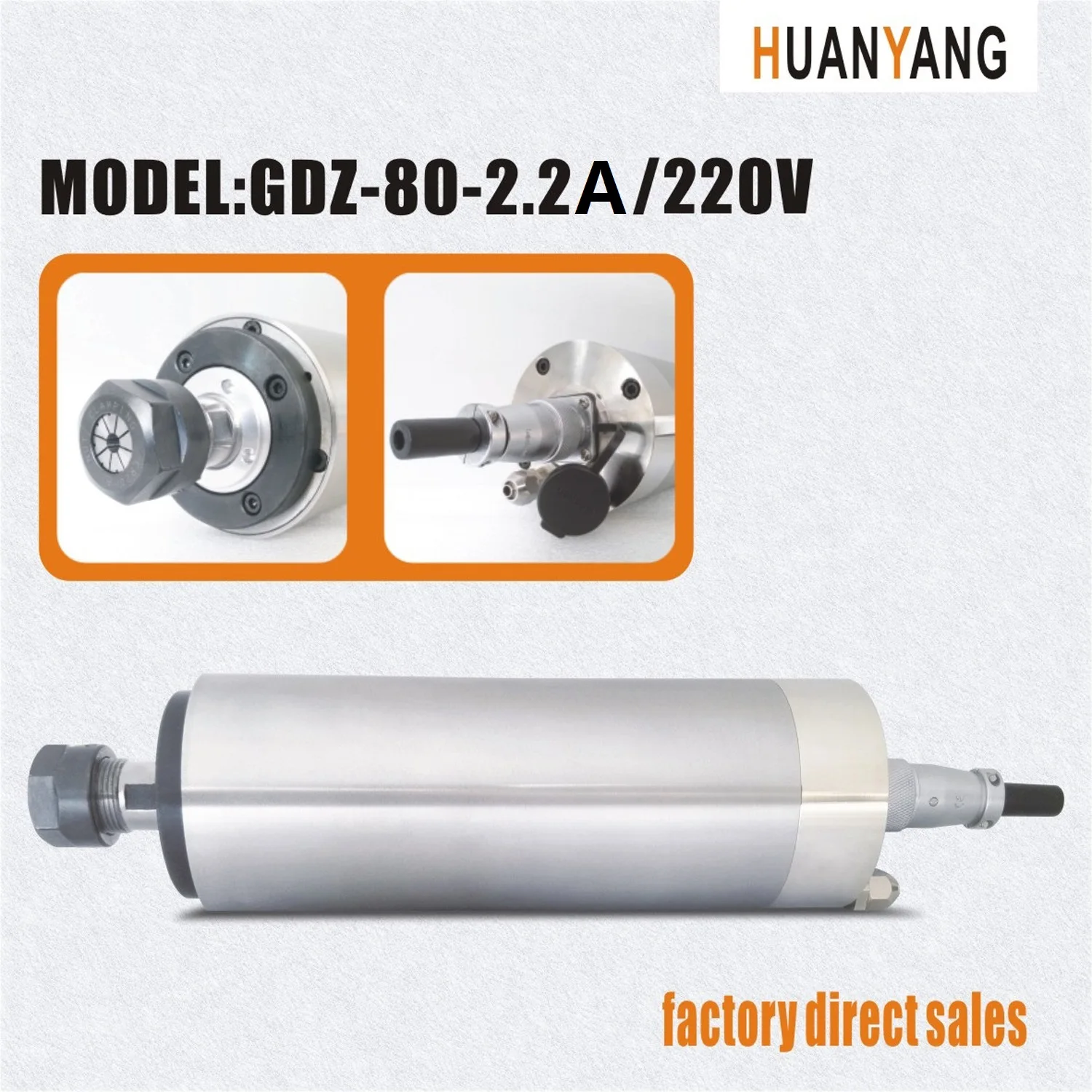 HUANYANG VFD 220 кВт 24000 в инвертор частоты и шпиндель двигатель с водяным охлаждением 4