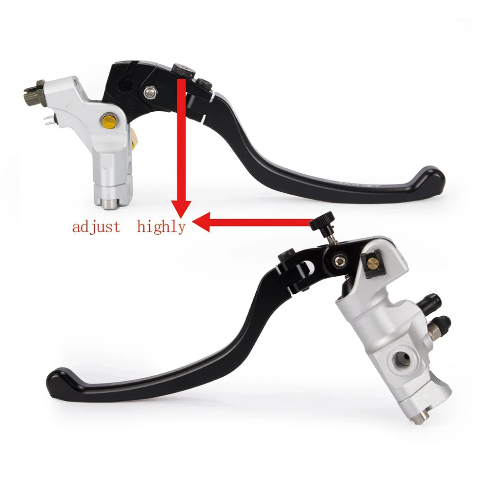 Мотоциклетный тормозной цилиндр гидравлический правый рычаг поршень 16x16 и