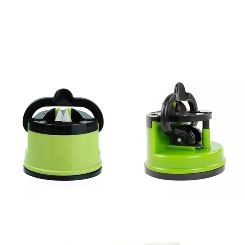 

Knife Sharpener, Manual Kitchen Knife Sharpener for All Blade Types, Suction Grip, Non-Slip, Easy to Use, Ideal for Chefs