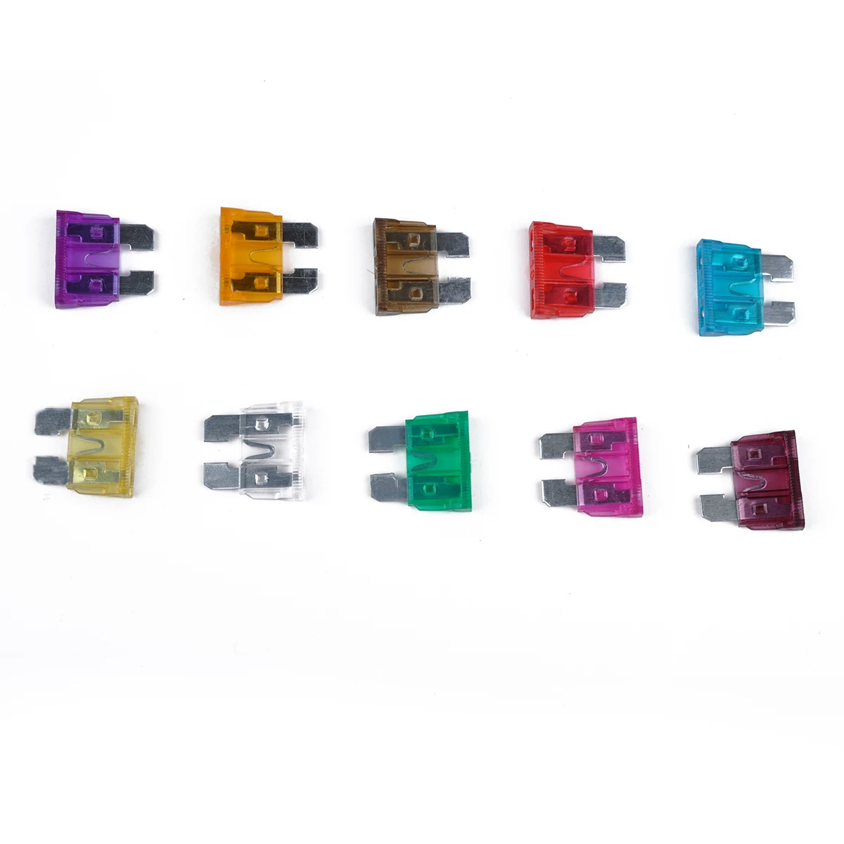 

100Pcs Mix Assorted Car Motorcycle Truck Blade Fuse Set Kit 3A 5A 7.5A 10A 15A 20A 25A 30A 35A 40A Car Accessories