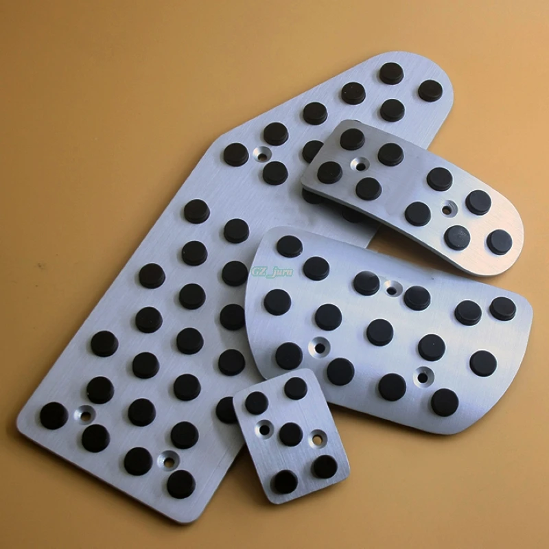 Алюминий на авто тормоза ускоритель ног педали для укладки волос Стикеры Обложка