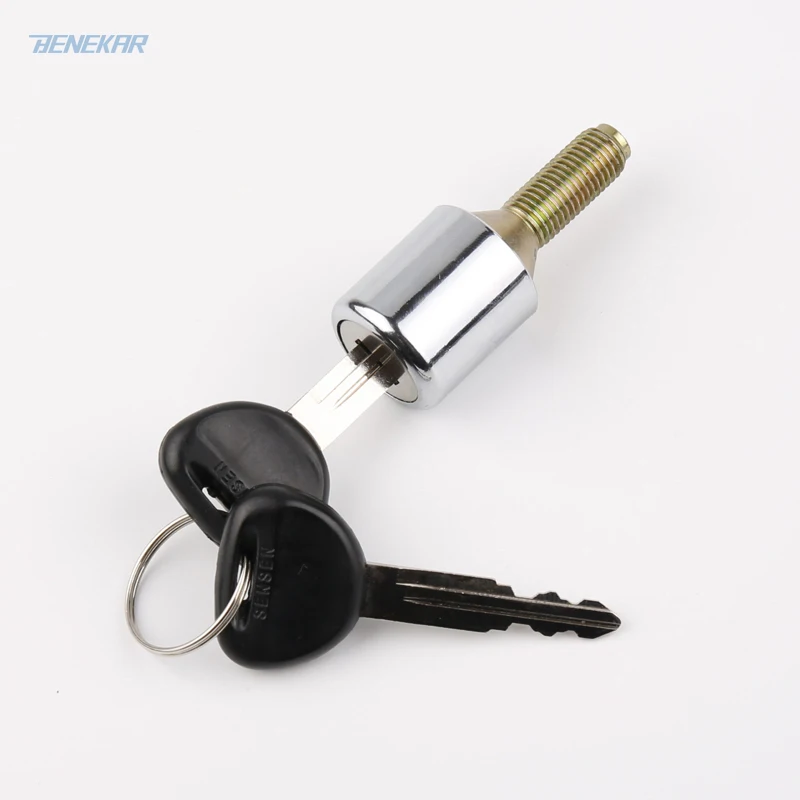Запасной замок для шин с ключом от производителя Mitsubishi PAJERO/MONTERO 90 е годы|lock with key|lock