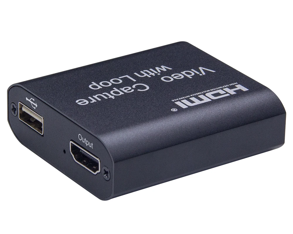 Совместимая с HDMI карта захвата видео Захват 4K 1080P USB 2 0 + выход петли для телефона PS4