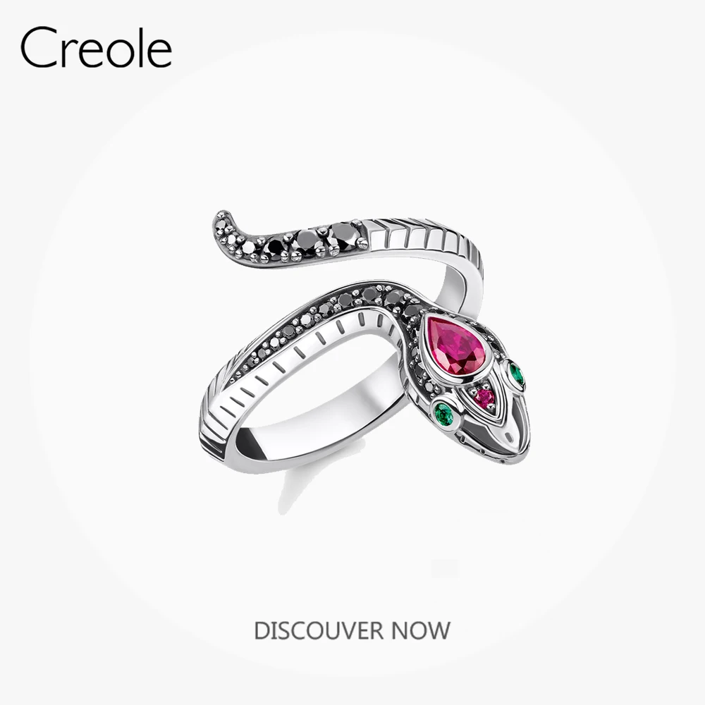 Кольцо, вдохновленное змеей, 925 стерлинговое серебро, 2021 новая изысканная ювелирная европейского стиля винтажная бижутерия символ соблазнения подарок для женщин.