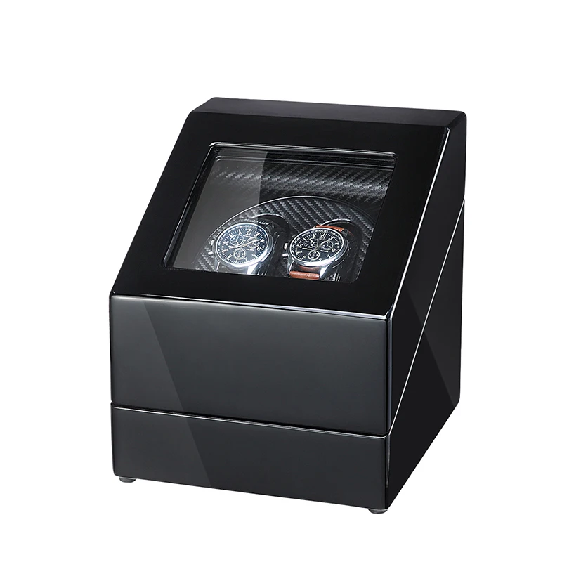 Часы Winder шейкер Коробка Чехол для хранения дисплей автоматический деревянный