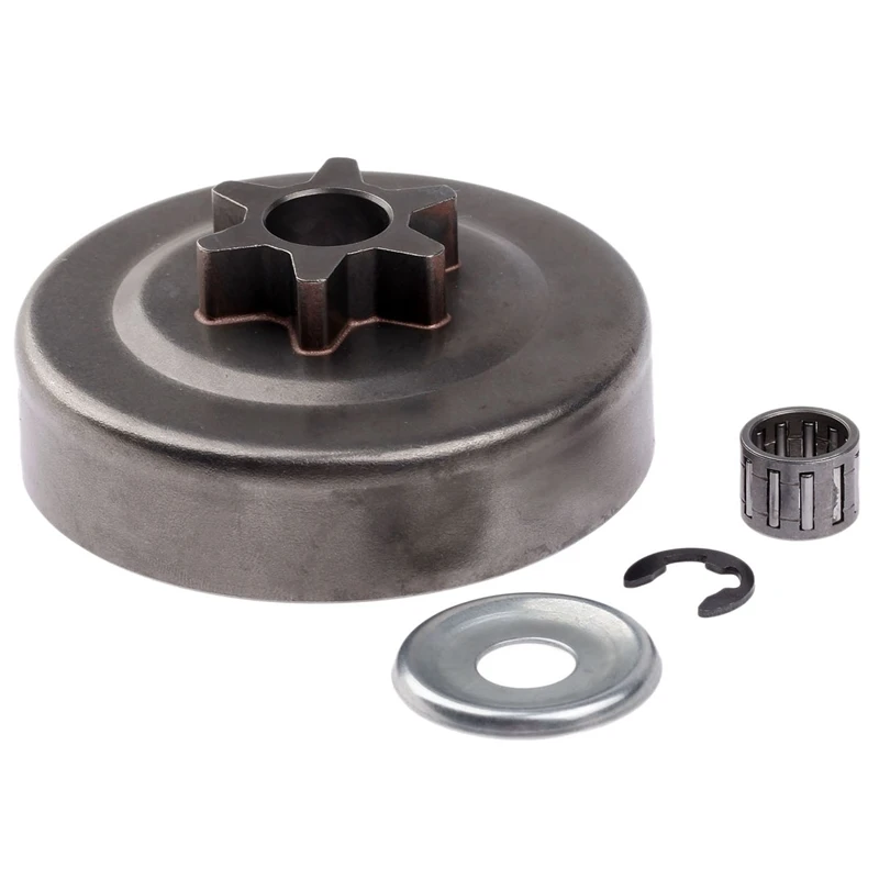 3/8 6T барабан сцепления Звездочка шайба E-зажим комплект для бензопилы Stihl 017 018 021 023