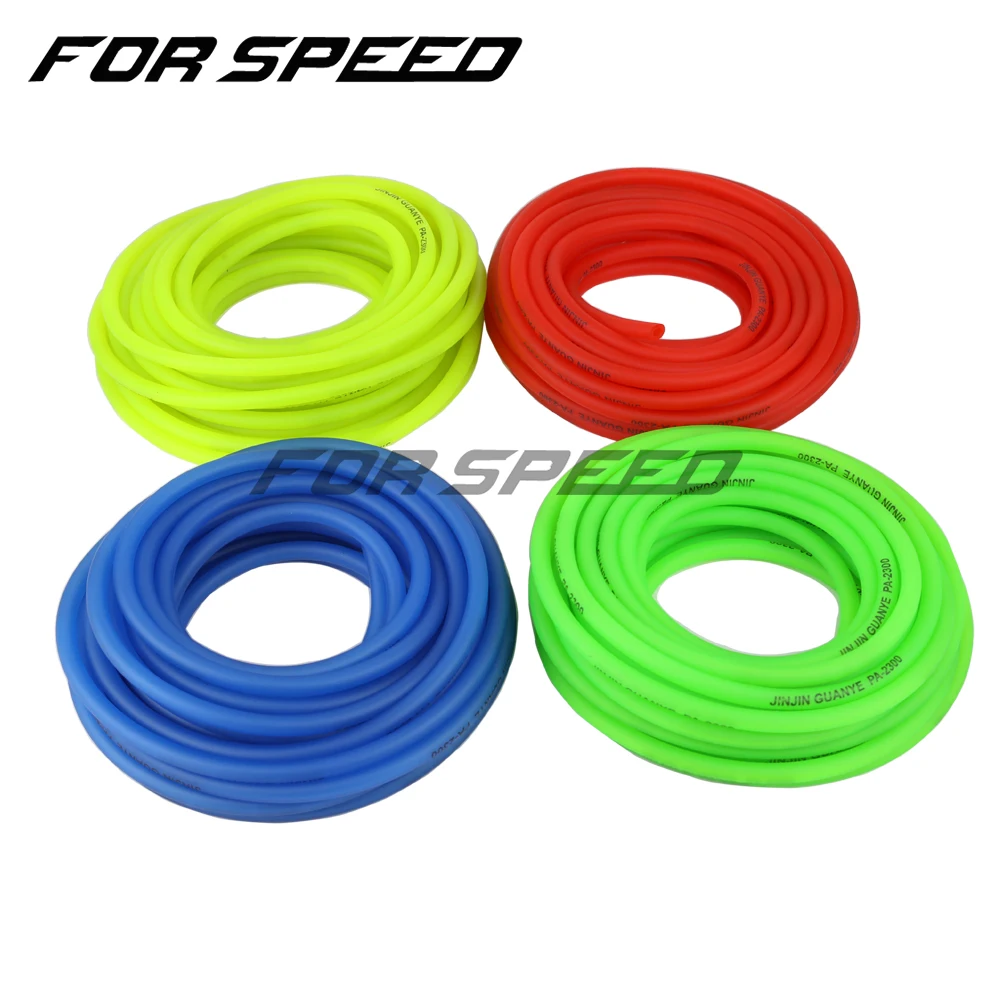 

5 Meter 10M Yellow Green Red blue Fuel oil hose tubes for motorcycle dirt pit bike parts ATV monkey bike motocross scooter