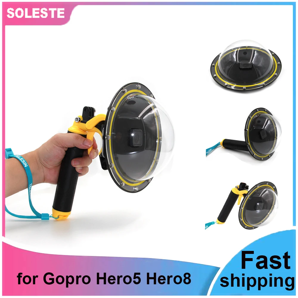 Водонепроницаемый чехол для объектива SOLESTE 30 м с купольным портом дайвинга