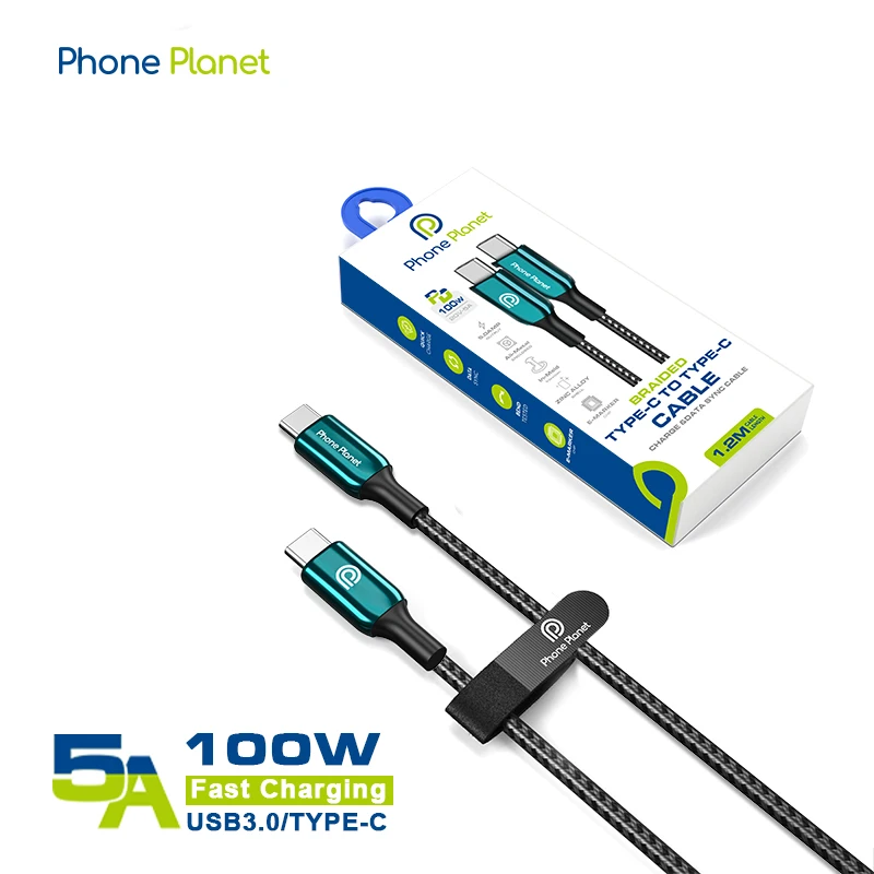

Кабель USB Type-C для быстрой зарядки телефона, 5 А, 100 Вт