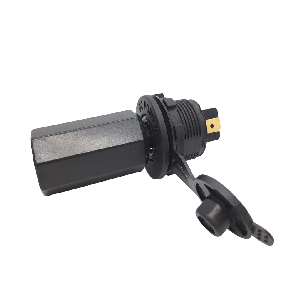 

Universal EU Male Hella DIN Socket To Female Standard Cigarette Lighter Power Adapter for BMW Motorcycle MotorBike Accessories