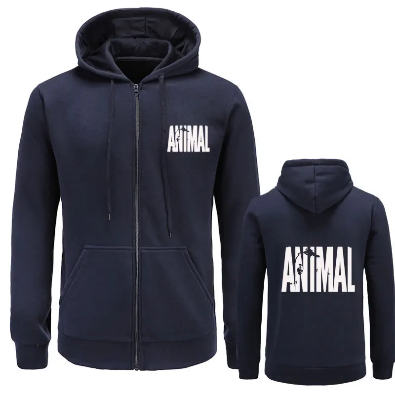 Толстовки мужские 2020 осень зима Musclefitting Бодибилдинг животное фитнес Толстовка