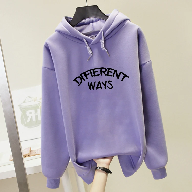 

Женские толстовки с капюшоном, Осенний свитшот с длинным рукавом и буквенным принтом, пуловер в стиле хип-хоп с капюшоном, топы, женская уличная одежда большого размера