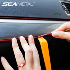 Автомобильные молдинговые ленты универсальные DIY Гибкие внутренний молдинг отделка Лента приборной панели 5 м наклейки на край двери