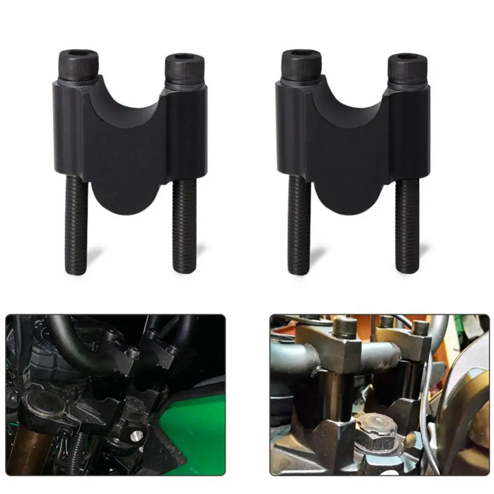 

Universal Motorcycle Scooter Aluminum Alloy 22mm Handlebar Riser Mount Clamp Kit