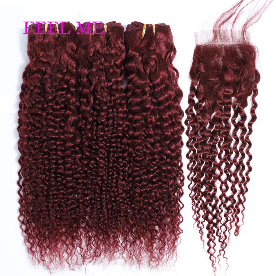 Филми 99j бразильские кудрявые вьющиеся человеческие волосы пряди с закрытием