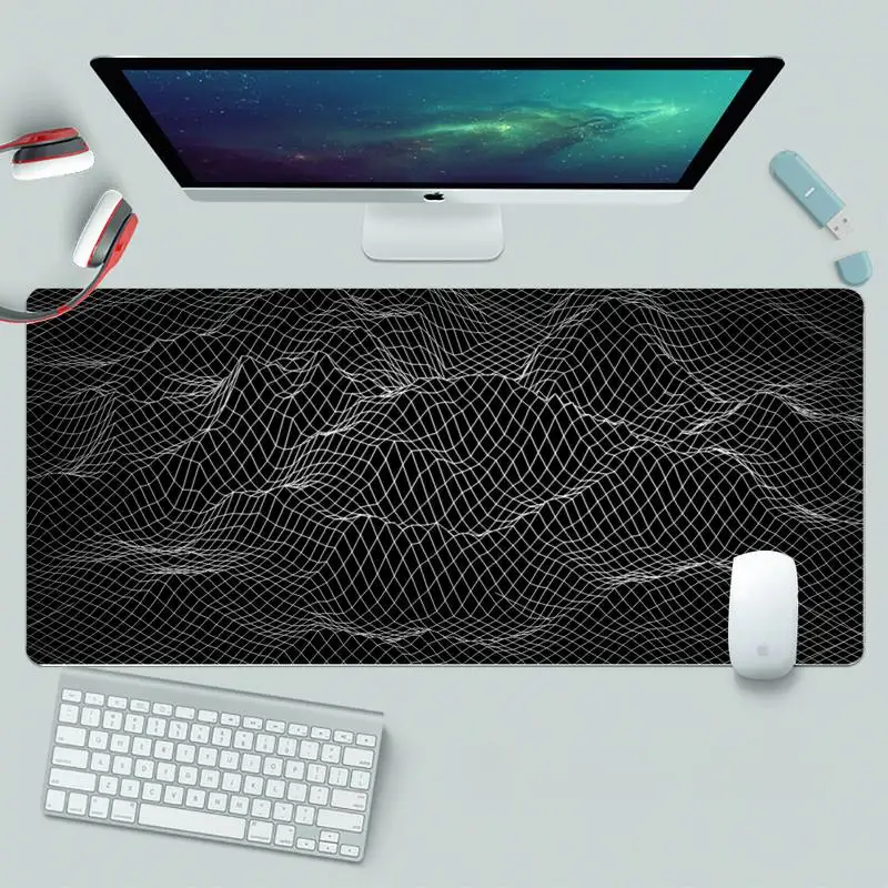 

Black and White Art Rubber Mouse Durable Desktop Mousepad XL Large Gamer Keyboard PC Desk Mat Takuo Computer Tablet Mouse mat
