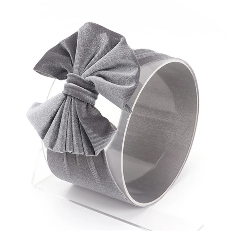 Повязка на голову с цветами для девочек повязка большим бантом тюрбан повязки