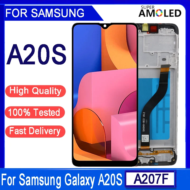 6 5 &quotОригинальный ЖК дисплей для Samsung Galaxy A20s сенсорный экран дигитайзер Замена