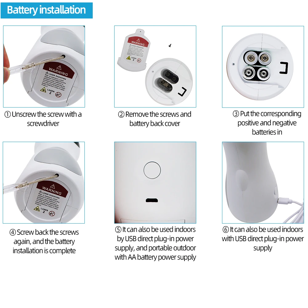 

Automatic Cat Toy Teaser Cat Laser Smart Teasing Pet Interactive Training Entertaining Toy Multi-Angle Adjustable USB Charge