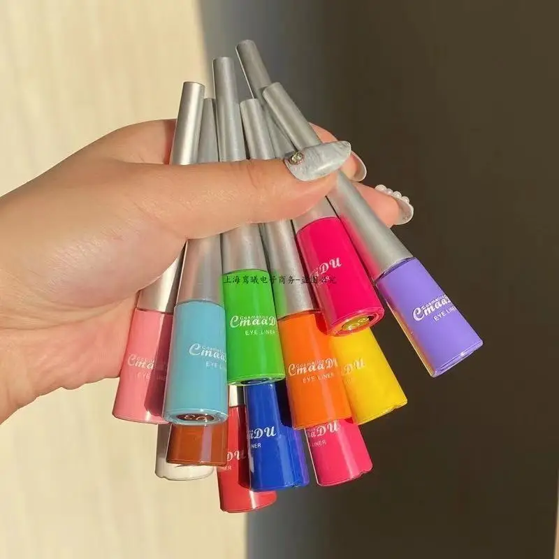 

18 Colors Liquid Matte Eyeliner Pencil Quick Dry Waterproof Eye Liner Pencil Brown Purple Color Eyeliner Cosmetic Tool Cosmeitcs