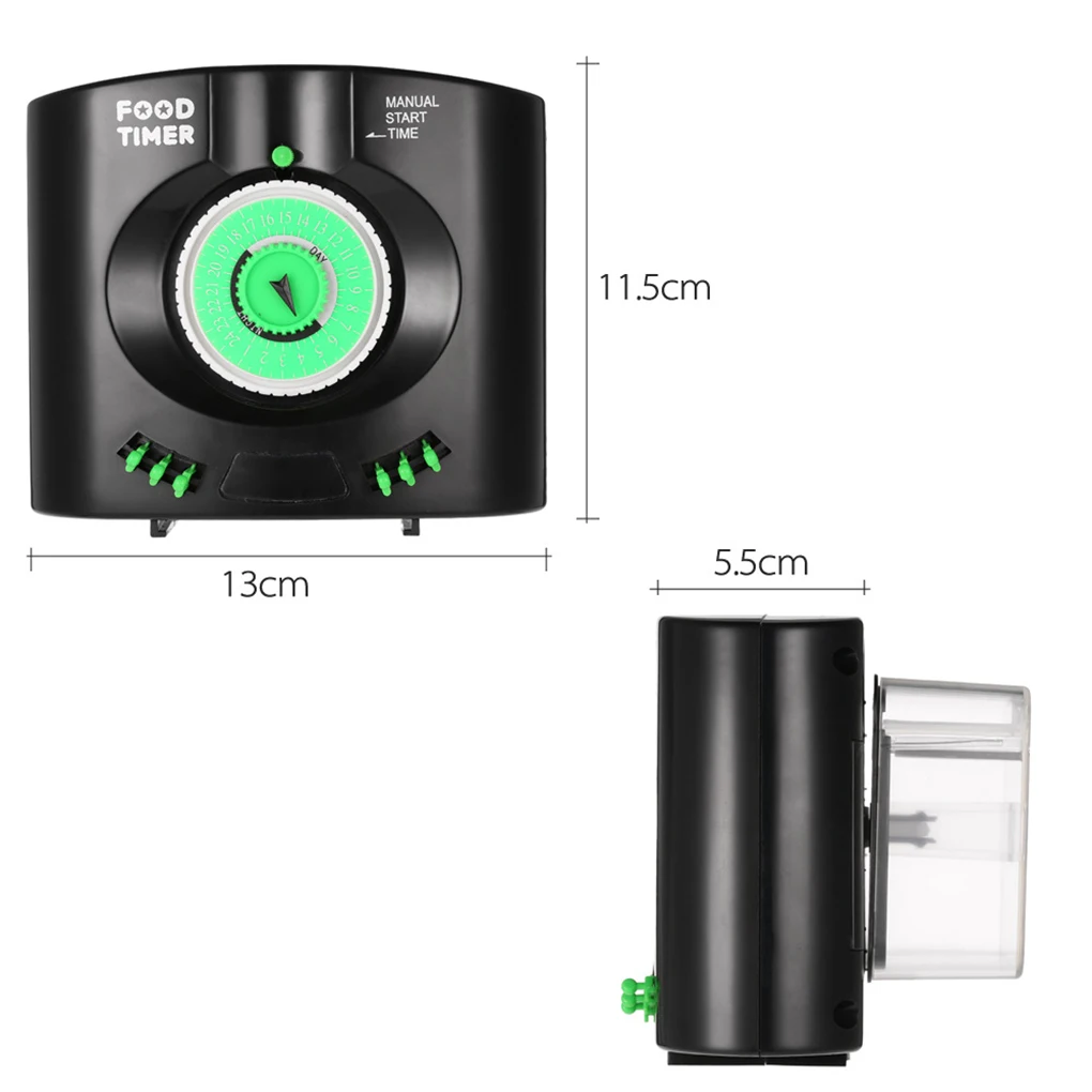 

WT-180A Automatic Aquarium Tank Automatic Fish Feeder Timer Food Feeding Plastic Fish Food Feeder Timer Automatic Feeder