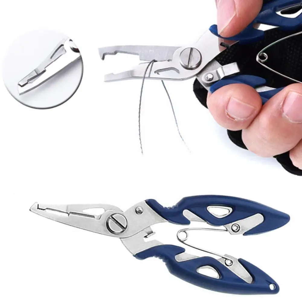 

1Pcs Steel Fishing Scissors Line Lure Bait Remove Hook Tool Kits Accessories Tackle K5F4