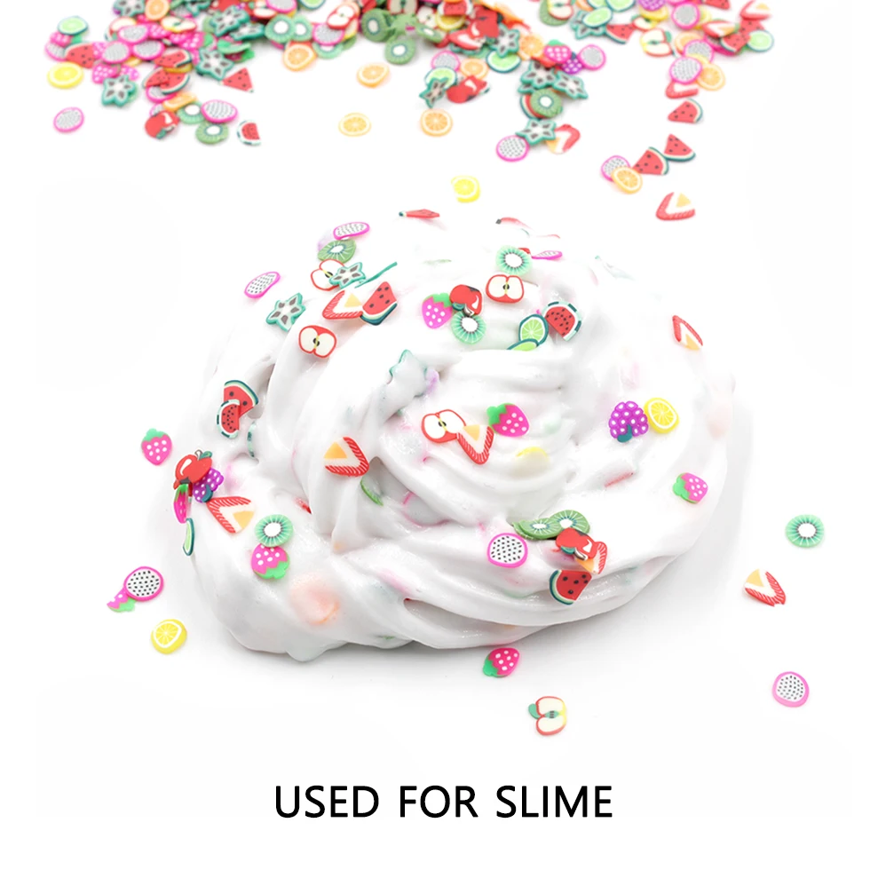 Фрукты Подвески дополнение для клейкие аксессуары пушистые DIY мягкие украшения