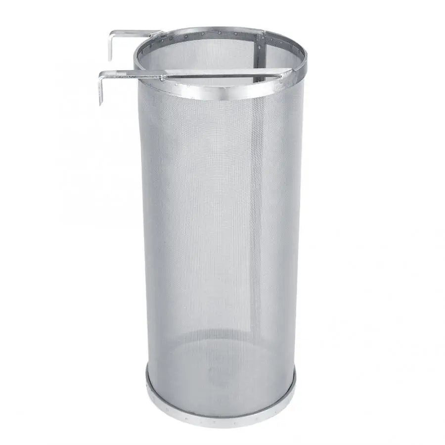 Silver Stainless Steel Home Brewing Dry Hop Beer Wine Barrel Filter Strainer Spider Homebrew With Hook | Дом и сад