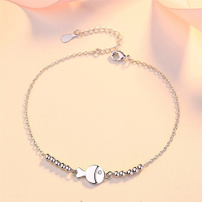 Женский браслет из серебра 925 пробы модные дизайнерские браслеты розового золота