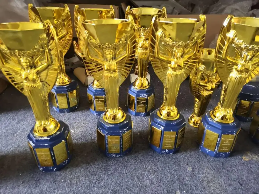 Jules Rimet Trophy Cup The World Cup Trophy Champions trophy Cup for Soccer Souvenirs Award 1pc trophy achievement award glod angel award gold male award for school company