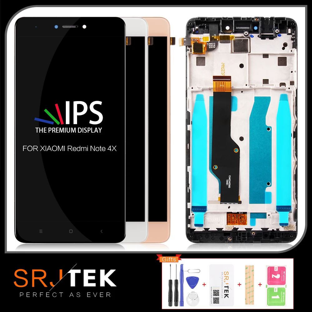 Srjtek Snapdragon 625 для XIAOMI Redmi Note 4X ЖК дисплей сенсорный экран с рамкой глобальная версия