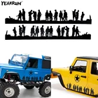 YEAHRUN 110 RC автомобиль Wrangler Jeep DIY Логотип Наклейка с рисунком героев для Traxxas Trx-4 Axial SCX10 90046 D90 D110 декоративные инструменты