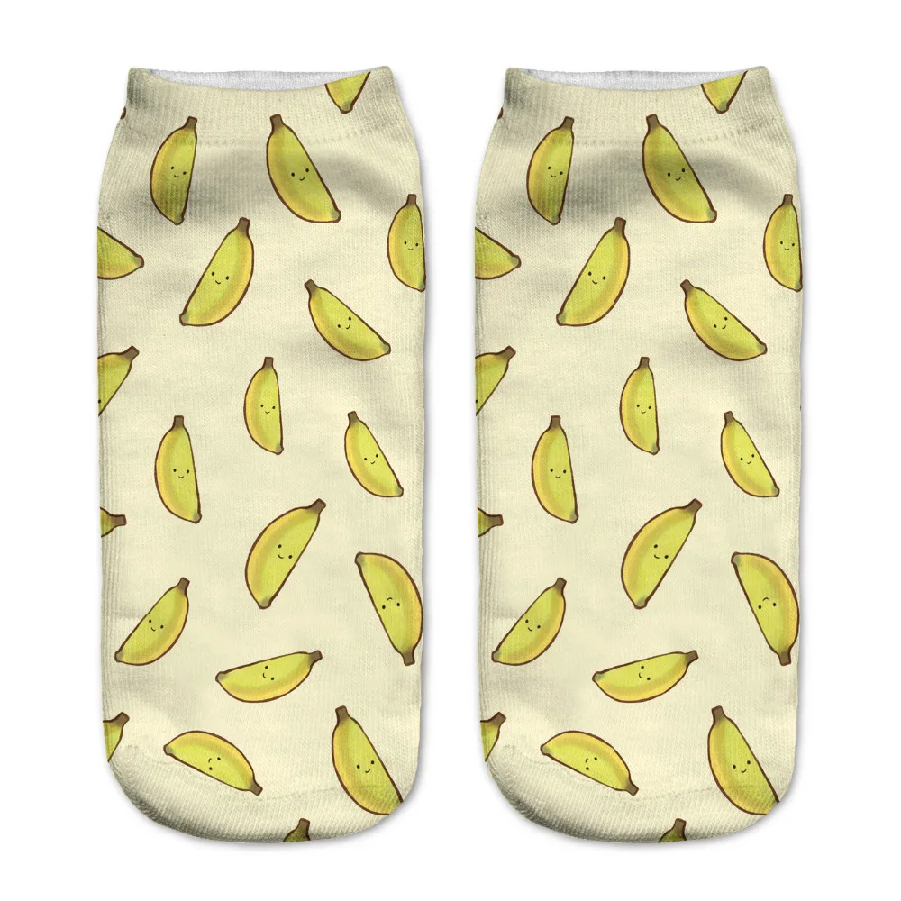 Новое поступление женские низкие носки до щиколотки забавные пришельцы с 3D