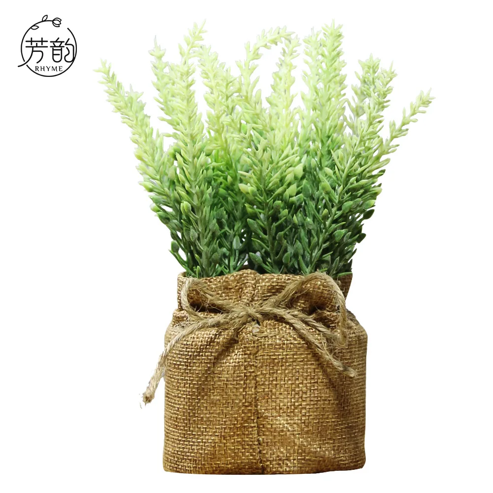 

Artificial Flower Lavender Potted Home Decoration Amazon Desktop Display Simulation Plant Bonsai Home Decoration Plants