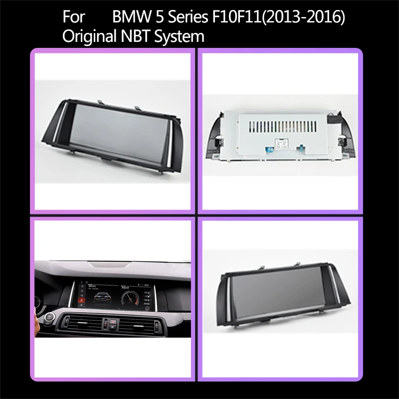 저렴한 Fnavily 안드로이드 10 자동차 라디오 BMW 5 시리즈 F10 F11 NBT 멀티미디어 네비게이션 라디오 스테레오 무선 CarPlay GPS 와이파이 5G 10.25