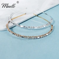 miallo fashion crystal headbands for women hair accessories hairbands rhinestone wedding bridal hair jewelry headpiece gift