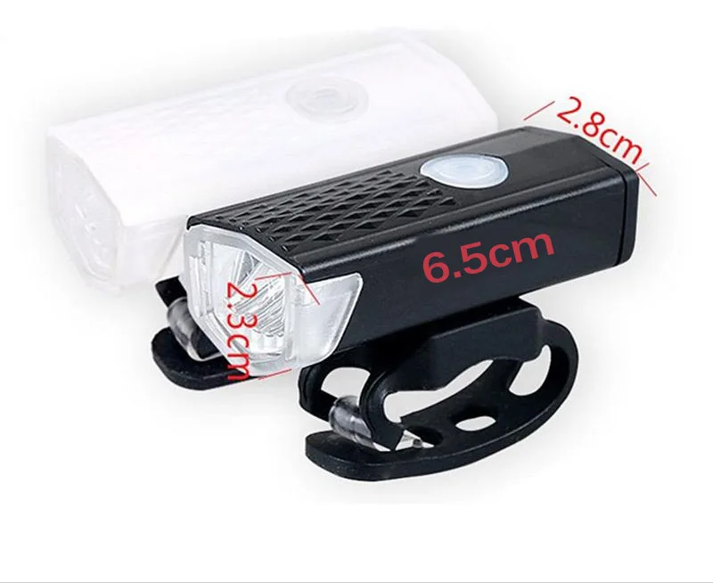 

High Quality Bike Light USB Rechargeable 300 Lumen 3 Mode Bicycle Front Light Lamp Bike Headlight Cycling LED Flashlight Lantern
