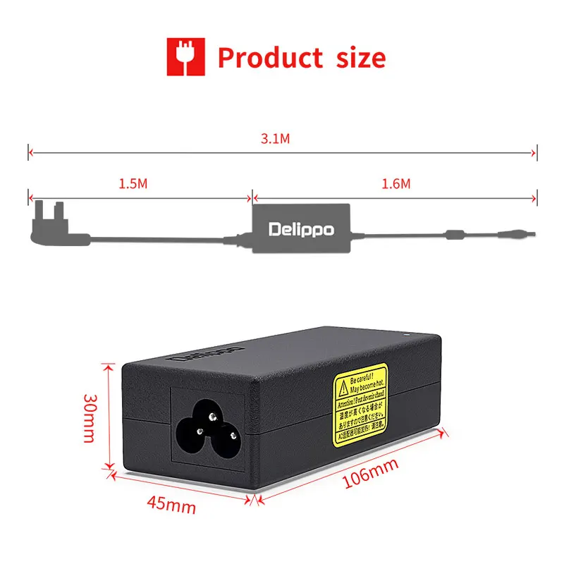 60 Вт 12V5A импульсный адаптер источник питания для светодиодный ЖК-монитора Repalce ac