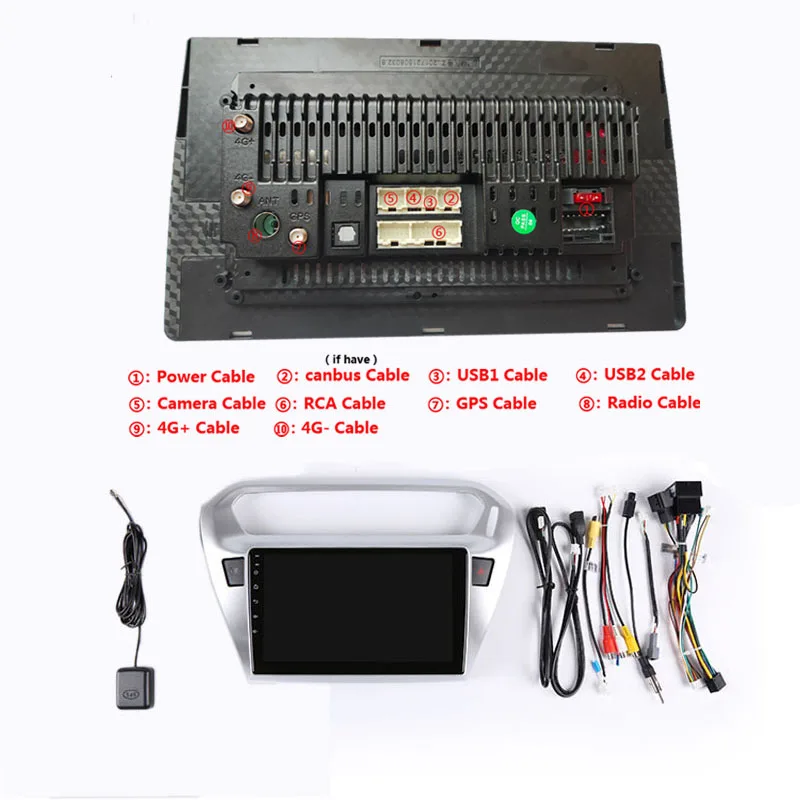 10 1 &quotAndroid автомобильный DVD мультимедийный плеер GPS для Peugeot 301 2014 2015 2016 аудио