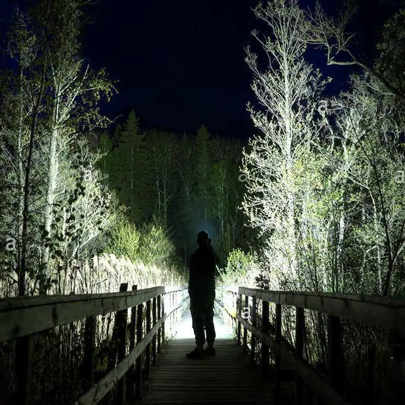 XANES P500 Double Light 500m Strong Flashlight with COB Sidelight USB Rechargeable Handheld Spotlight LED Lantern Torch Lamp | Освещение
