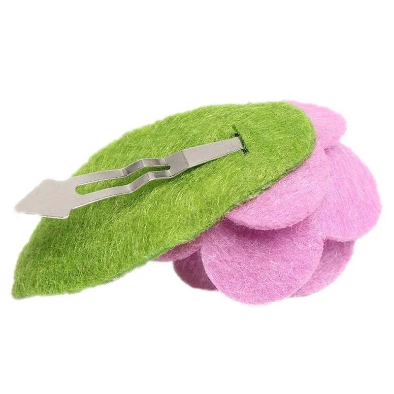 MAYA STEPAN 1 Pieces Baby Girl Cartoon Cute Kawaii Rose Flower Infant Hair Accessory Newborn Gift Toddlers Clips Hairpins | Мать и