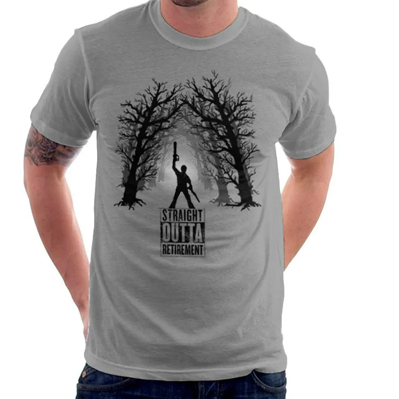 Хлопковая футболка с коротким рукавом и о вырезом для мужчин|Мужские футболки| |