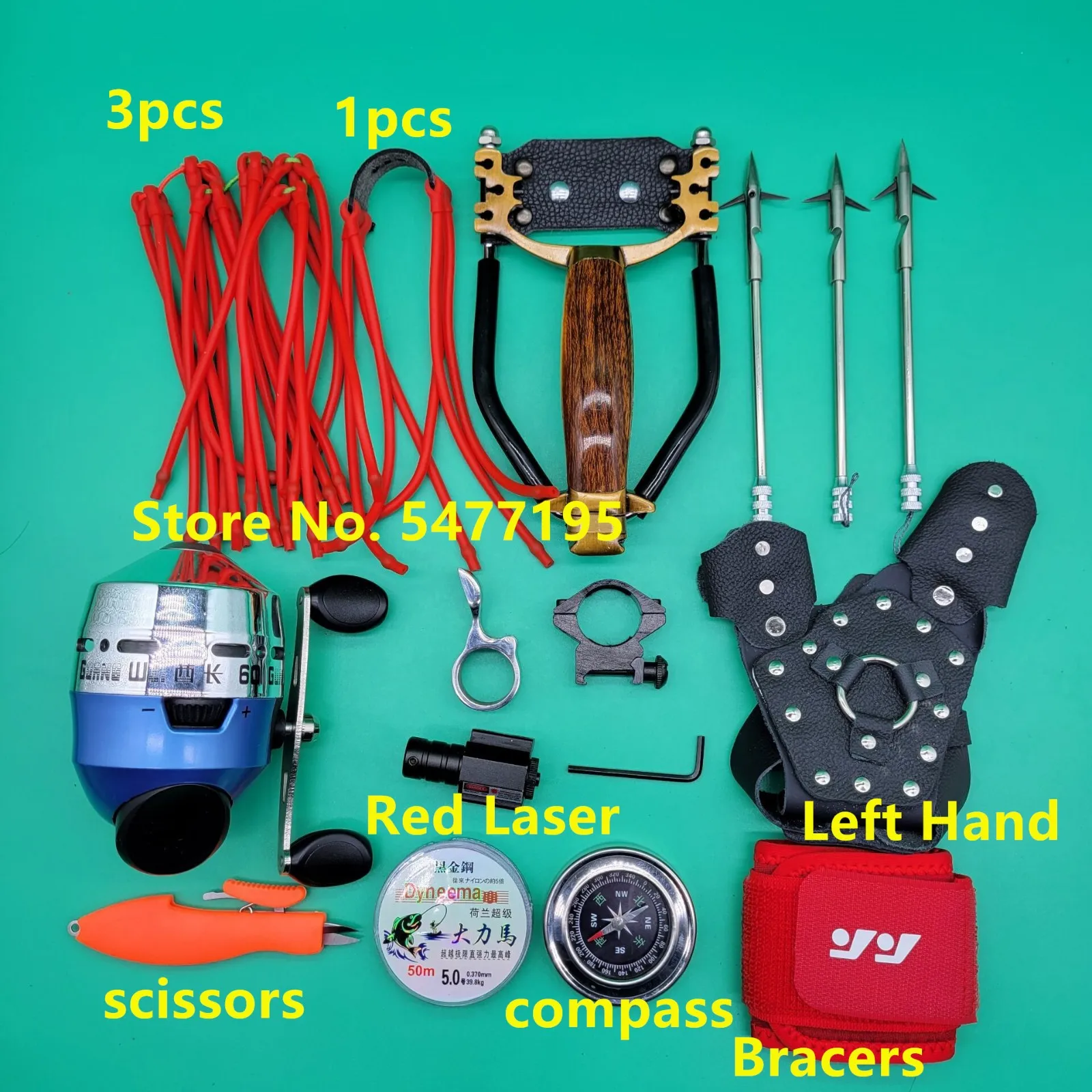 New Stainless Steel Slingshot Shooting Fish Fishing Dart Hunting Powerful Outdoor Equipment | Спорт и развлечения