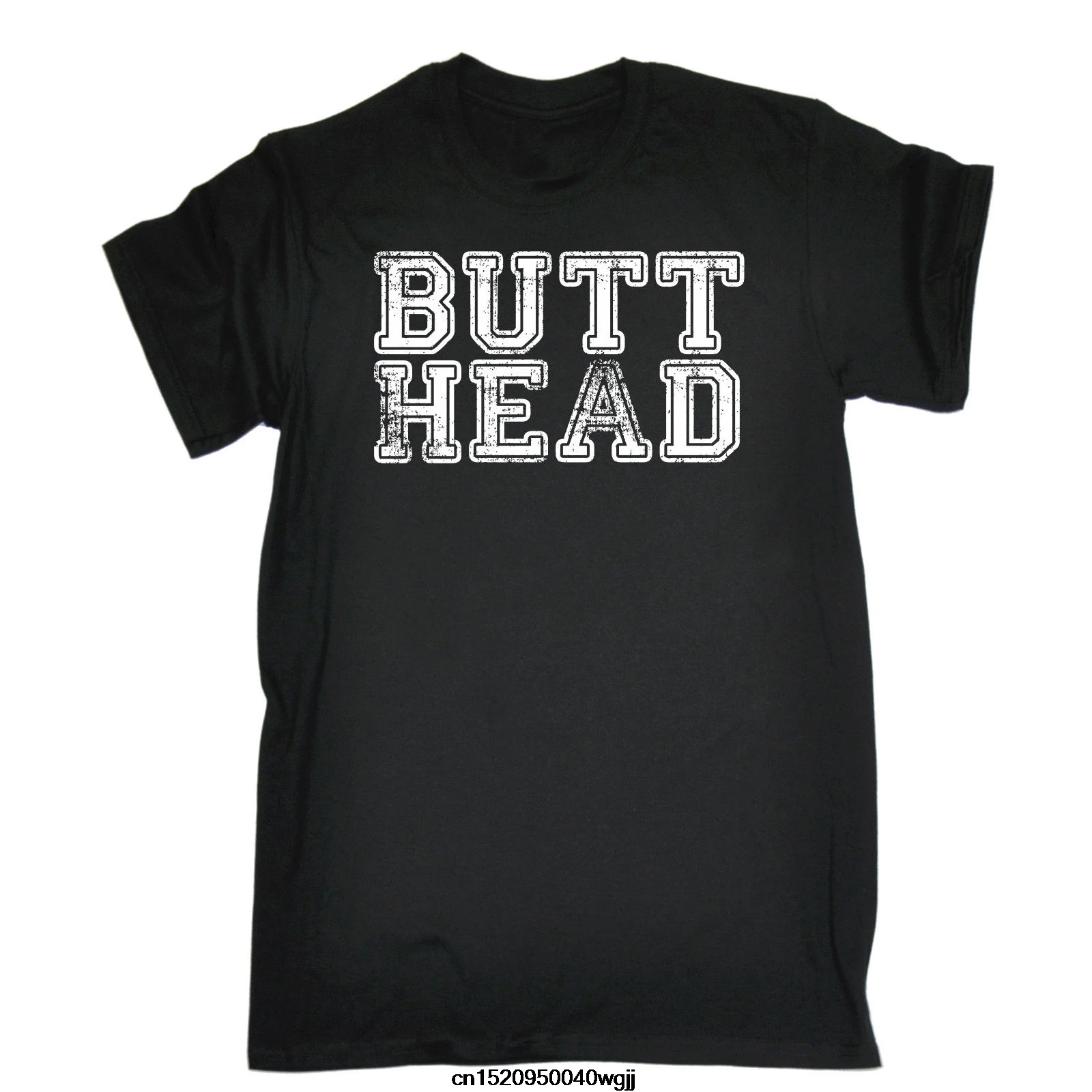 Футболка с надписью BUTT HEAD для колледжа и улицы Забавный подарок на день рождения